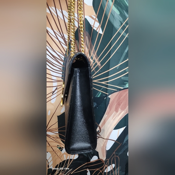 Classic Monogram Envelope Satchel Matelasse Chevron Leather Large - Picture 5 of 8